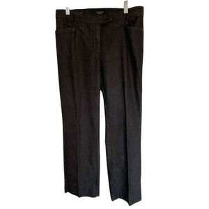 Talbots Women's Denim Pants‎ Straight Leg Dark Wash Career Casual Size  6